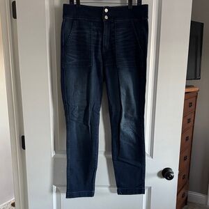 White House Black Market Women's Dark Blue High Rise Jeans